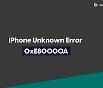Image result for iPhone Error 0Xe80000a
