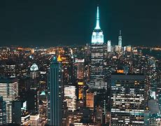Image result for New York City at Night View
