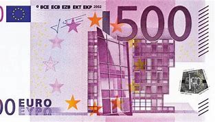 Image result for 500 Euro Biljet