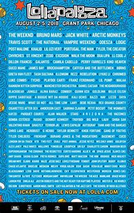 Image result for Lollapalooza 2018