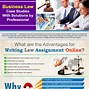 Image result for Sample Layout Law Assignment