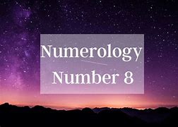 Image result for Numerology Number 8