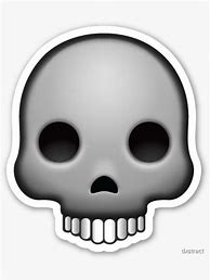 Image result for Low Quality Skull Emoji
