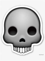 Image result for Weird Skull. Emoji