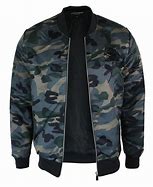 Image result for Camo Bomber Jacket Grey
