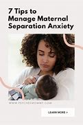 Image result for Mother Separation Anxiety