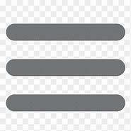 Image result for White Menu Button Three Horizontal Lines