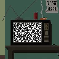 Image result for Pixelated Square TV