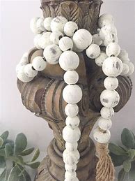 Image result for Farmhouse Wooden Beads Decor