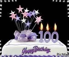 Image result for 100th Birthday Candle