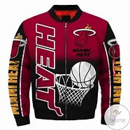 Image result for Miami Heat Graphic Bomber Jacket