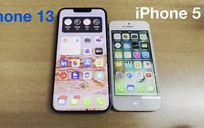 Image result for iPhone 5S vs iPhone 13 Mini