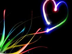 Image result for Bright Neon Heart Wallpaper