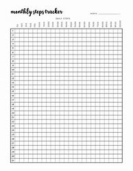 Image result for Free Step Challenge Tracking Sheet