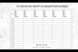 Image result for Nursing 12 Hour Patient Planner