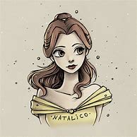 Image result for Disney Princess Belle Art