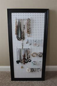 Image result for Jewelry Pegboard Organizer