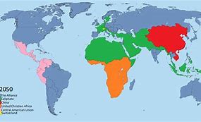 Image result for World Map 2050