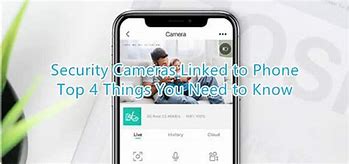 Image result for Security Camera Linked to a Phone