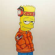 Image result for Drawings of Bart Simpson Supreme