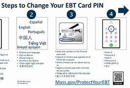 Image result for How to Create Pin for EBT Card