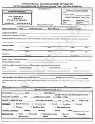 Image result for Free Business License Application Forms