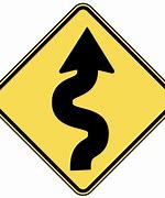 Image result for Winding Road Sign PNG