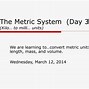 Image result for Metric System Mnemonic