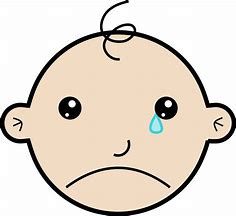 Image result for Crying Face Clip Art Black and White