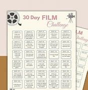 Image result for 30-Day Movie Challenge Template