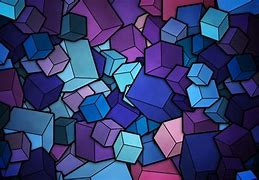 Image result for Square Cube Purple