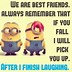 Image result for Best Friend Minion Quotes