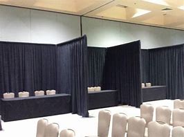 Image result for 10X10 Pipe and Drape Booth with Side Walls