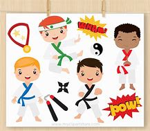 Image result for Karate Boy Clip Art