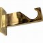 Image result for Curtain Rods Pollished Brass