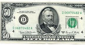 Image result for Us $50 Dollar Bill