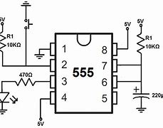 Image result for 555 Timer Schematic