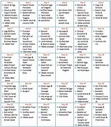 Image result for 30-Day Meal Planner Template