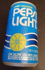 Image result for One Calorie Pepsi Light Logo