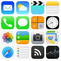 Image result for Free Printable iPhone 7That Has All the Apps On It