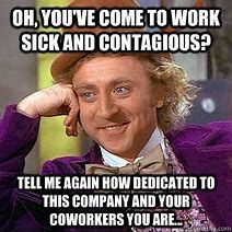 Image result for Sick Work Meme Man Flu