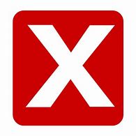 Image result for Red X Icon.png