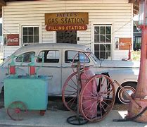 Image result for Old Gas Station Gate