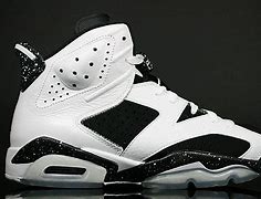 Image result for Air Jordan Retro 6 Black White