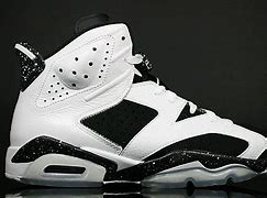 Image result for Jordan Retro 6 Black and White