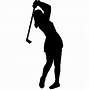 Image result for Lady Golfer Silhouette