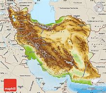 Image result for Iran Map Topography