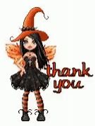 Image result for Halloween Witch Thank You