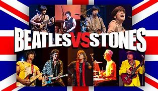 Image result for The Beatles vs the Rolling Stones Cartoon