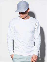 Image result for Plain White Sweatshirt Men